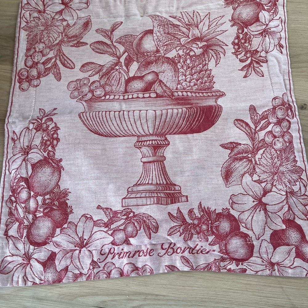 Le Jacquard Francois Primrose Bordier vintage pillow sham